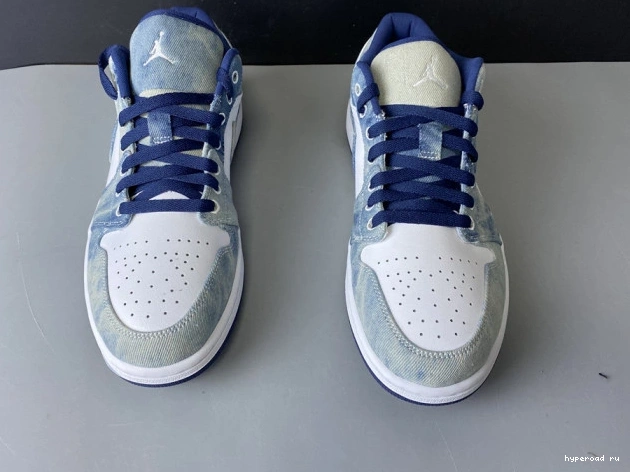 Jordan Denim 1 Air Washed CZ8455-100 Low 1102